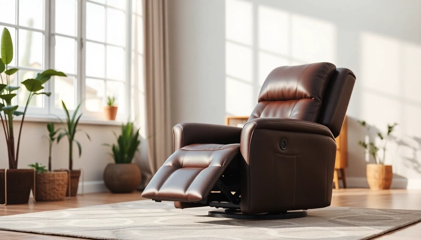 Enhance comfort with this stylish leather lift chair designed for modern living.