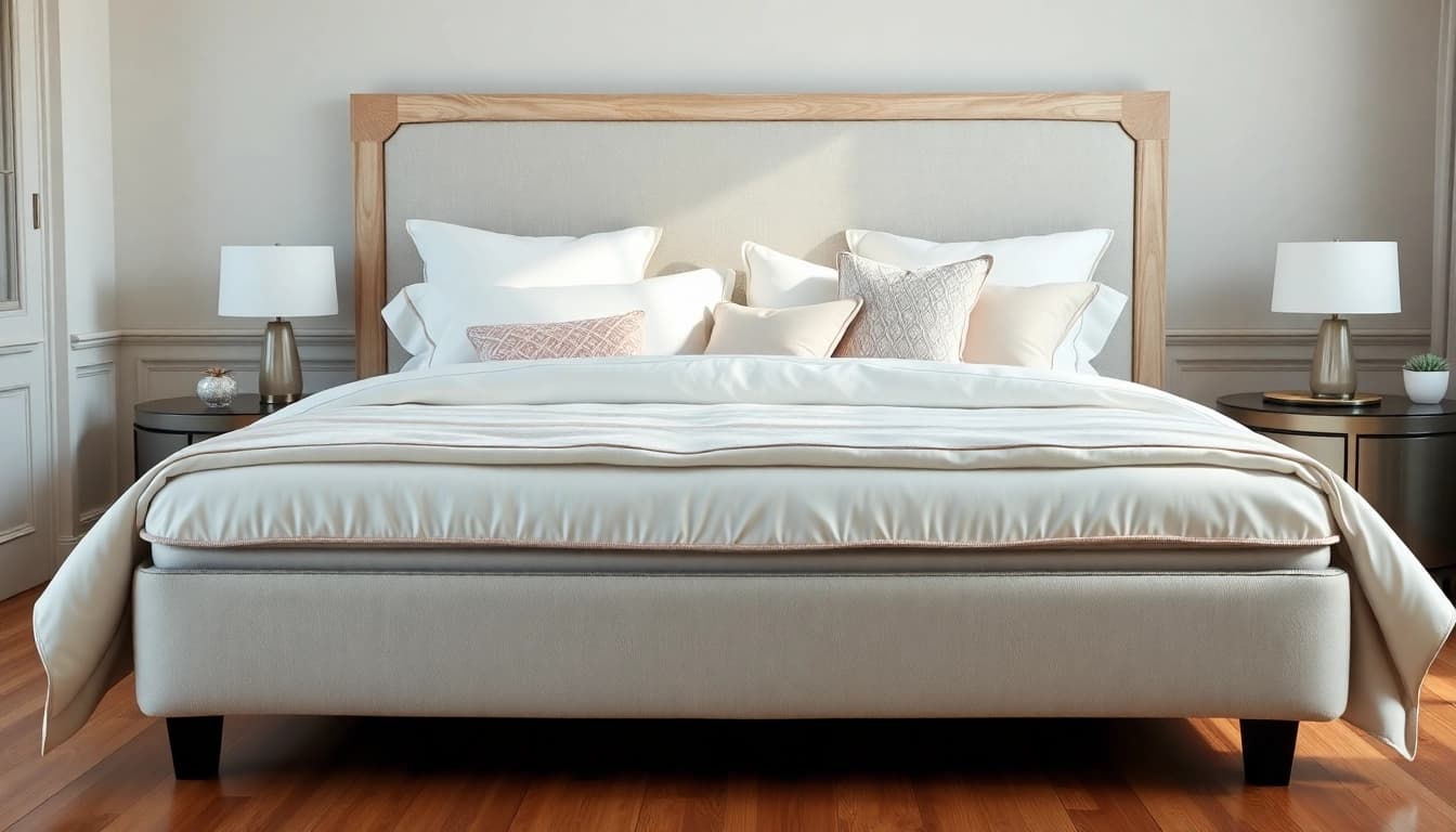 Explore the ideal comfort of king mattress size in a luxurious bedroom setting.