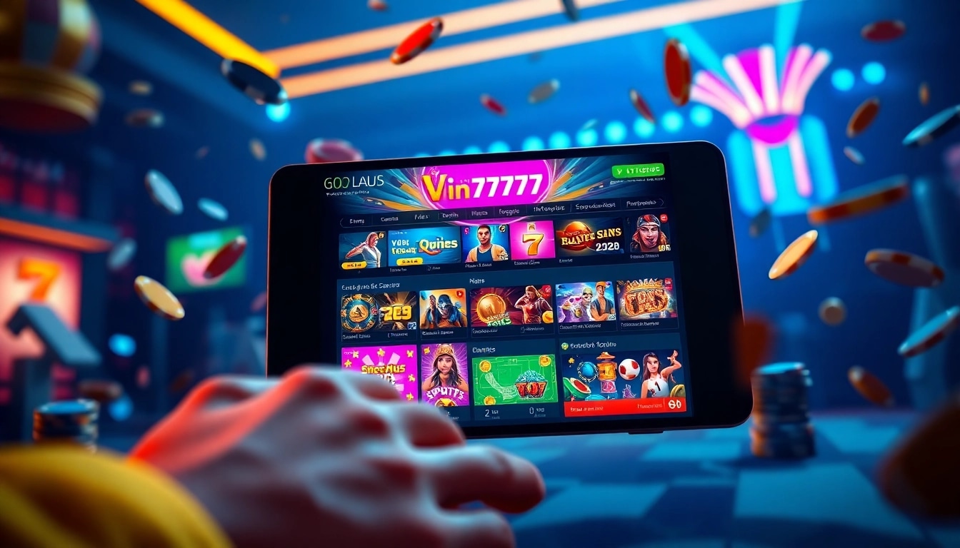 Experience excitement at vin777.gb.net with a vibrant online casino interface and engaging gaming options.