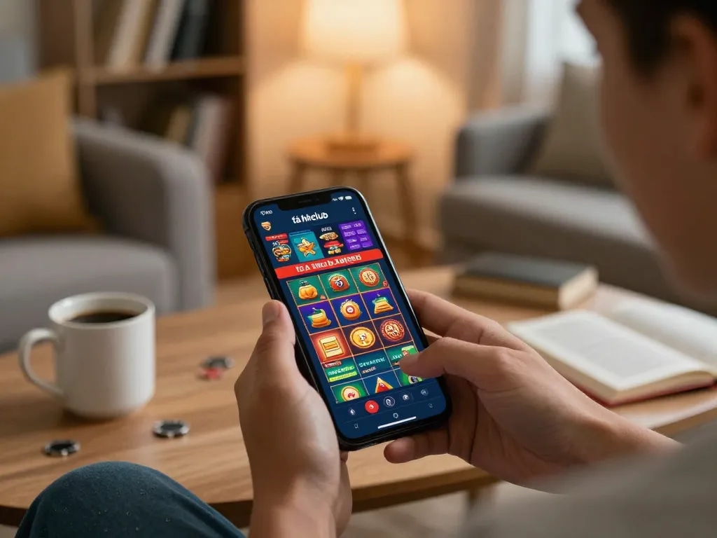 Using the app to tải hitclub with engaging casino gameplay on mobile device