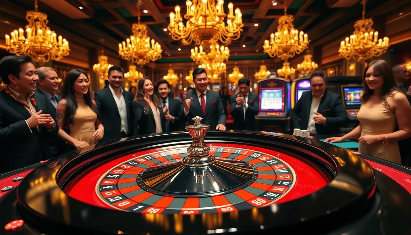 Experience the thrill of gambling at https://hello88k.it.com/ with a classy roulette scene filled with excitement.