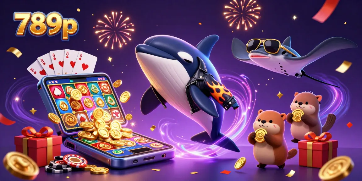 Experience the excitement of 789p casino games with a lively scene of sea creatures and rich gaming elements.
