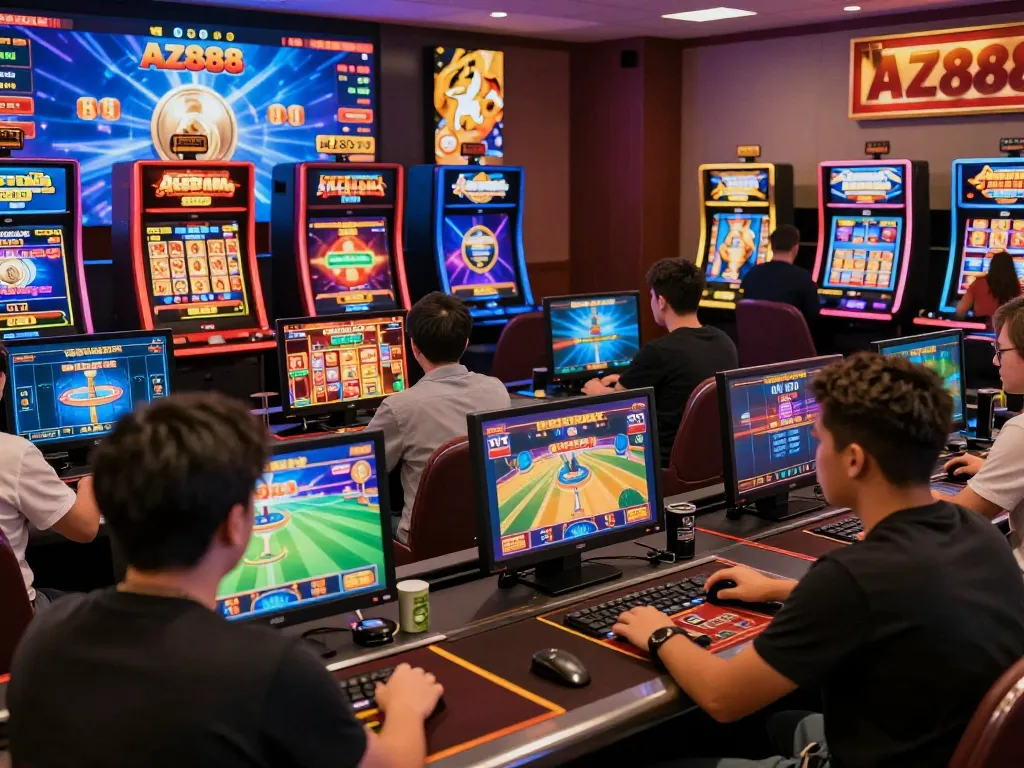 Engaging players immersed in online gambling experiences at https://az888.africa/ featuring vibrant games and community.