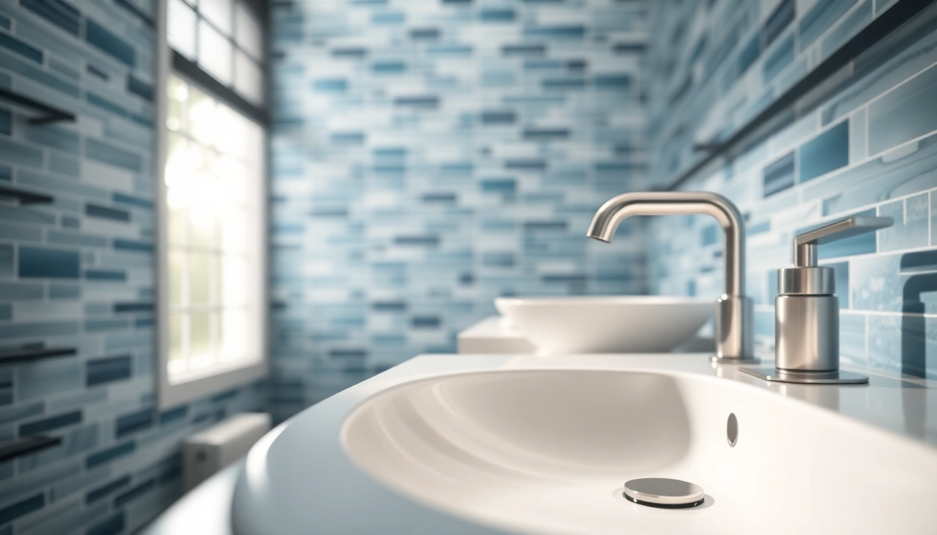 Gestalten Sie Ihr Badezimmer mit sonni sanitär, einschließlich eleganter Armaturen und modernen Designelementen.