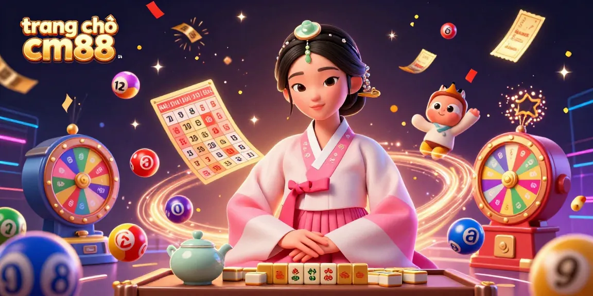 Engage in thrilling gameplay at trang chủ cm88 with colorful lottery balls, spinning prize wheels, and festive energy.