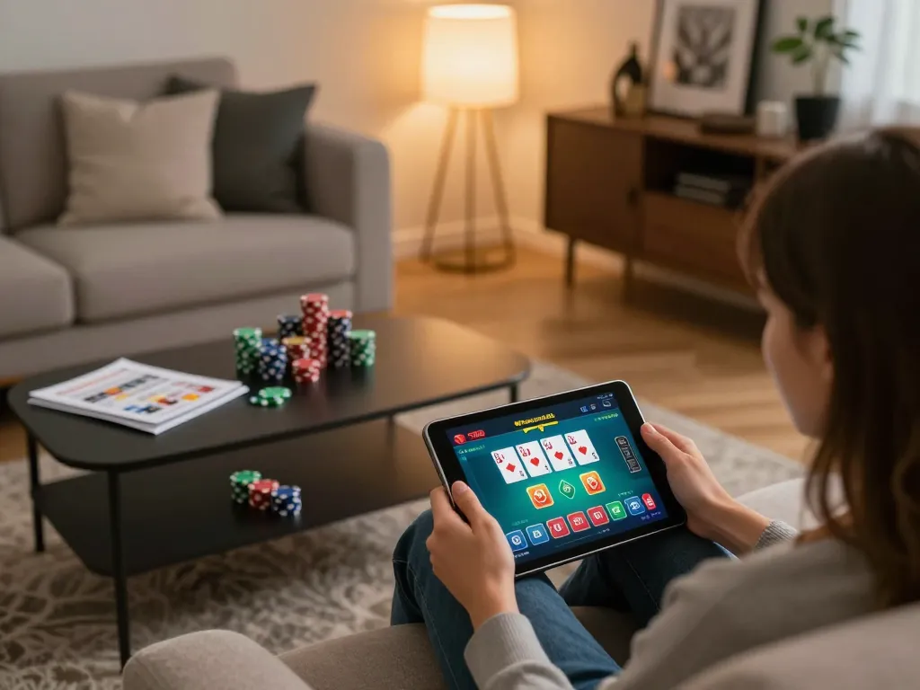 Play exciting poker games on go89 with modern tech in a cozy home setup