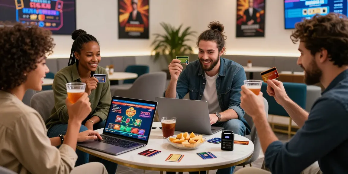 UK players enjoying credit card casinos at https://chps.org.uk with vibrant gaming atmosphere and various payment methods.