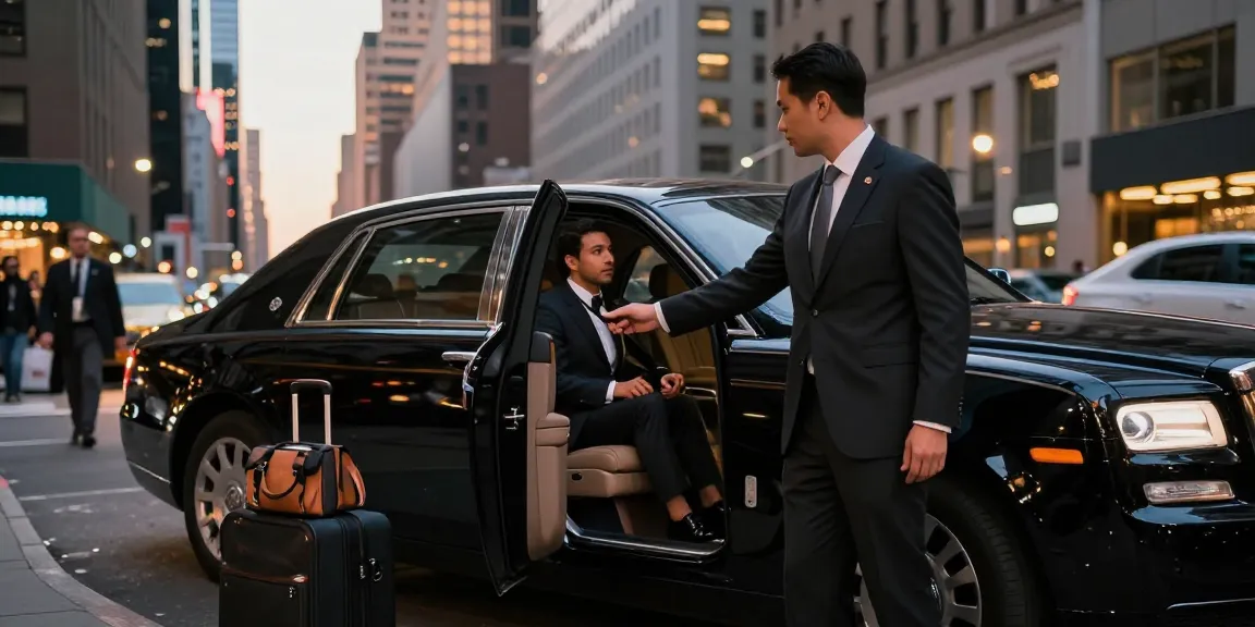 Chauffeur service NYC welcomes passengers with luxury vehicles and professional drivers in the heart of the city.