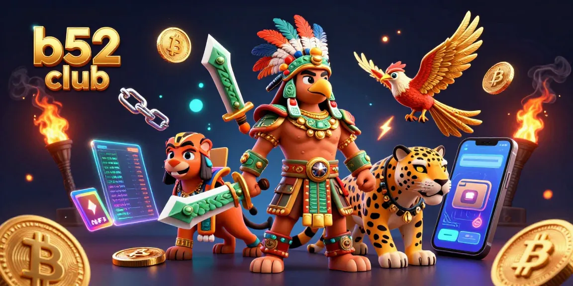 Engage with exciting games at b52 club featuring vibrant characters and dynamic digital assets.