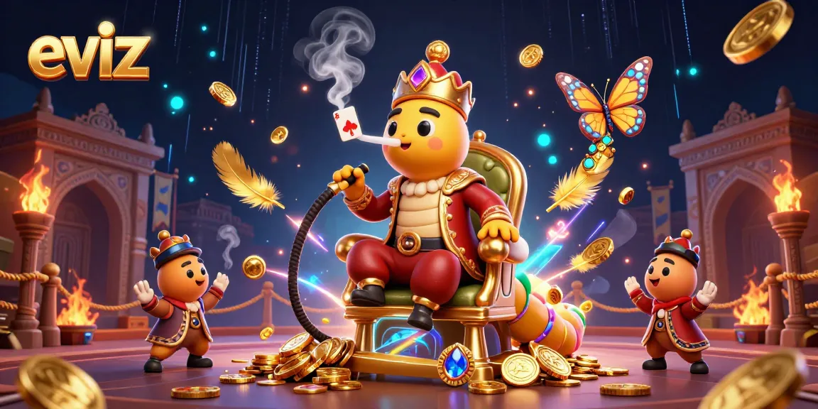 Experience the vibrant world of eviz at our 3D casino featuring dynamic characters and energetic gaming elements.