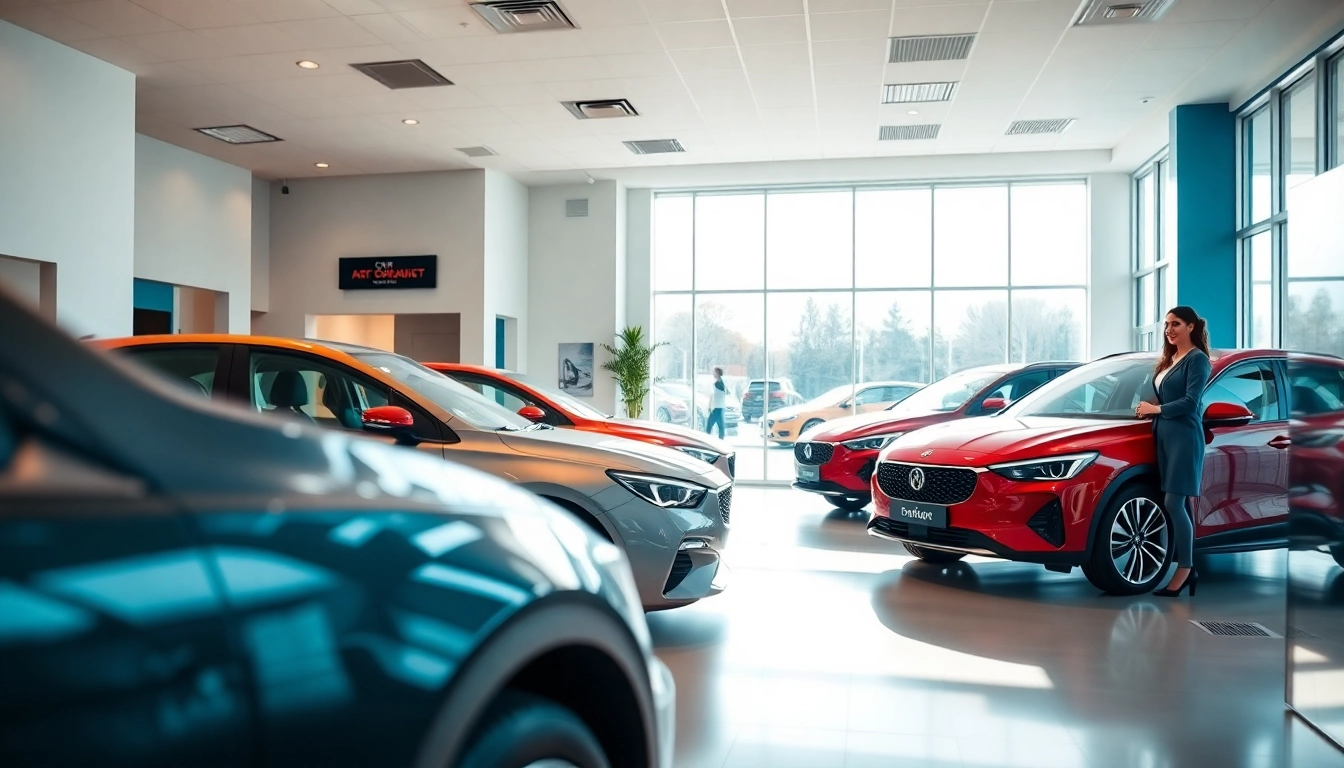 Renting Windsor's top vehicles in a modern, inviting car rental office.