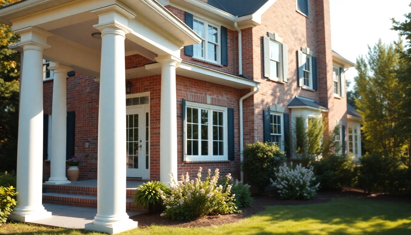 Beautiful colonial home addition showcasing traditional design elements, blending classic and modern styles.