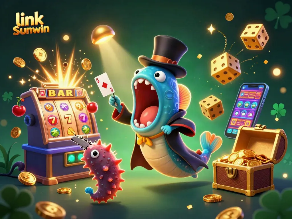 Experience link Sunwin's vibrant casino magic with captivating characters and exciting gaming elements!