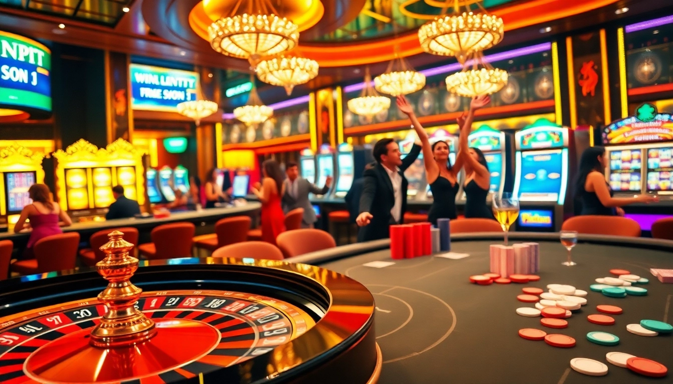Players winning big at the casino with thrilling action, showcasing https://zk88.club/ gaming excitement.