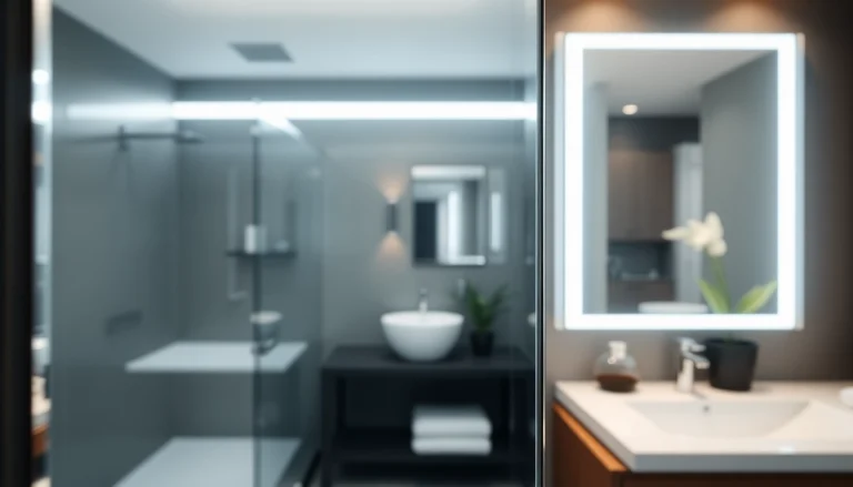 Enhance your led mirror bathroom with integrated lighting for a modern look.